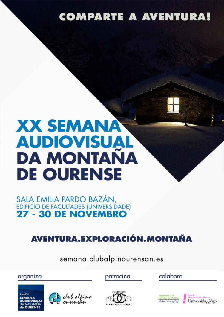 Cartel Semana Audiovisual de la montaña de Ourense